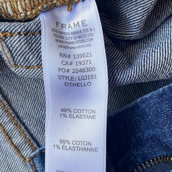 FRAME Women's Le Garcon Boyfriend Mid Rise Jeans Othello Wash Sz 32 - Picture 11 of 16
